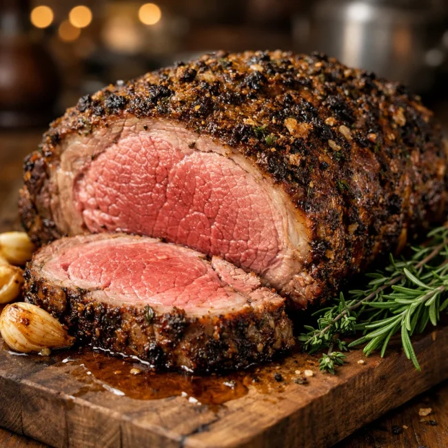 Herb Crusted Prime Rib Roast