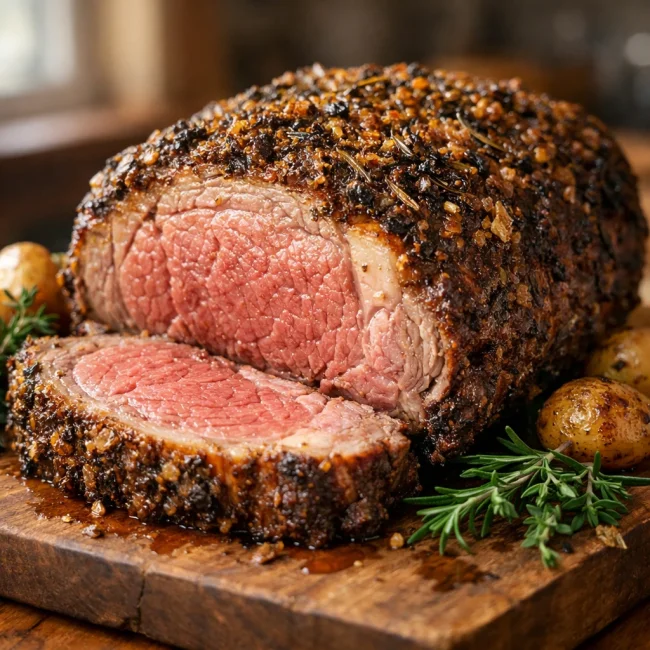 Herb-Crusted Prime Rib
