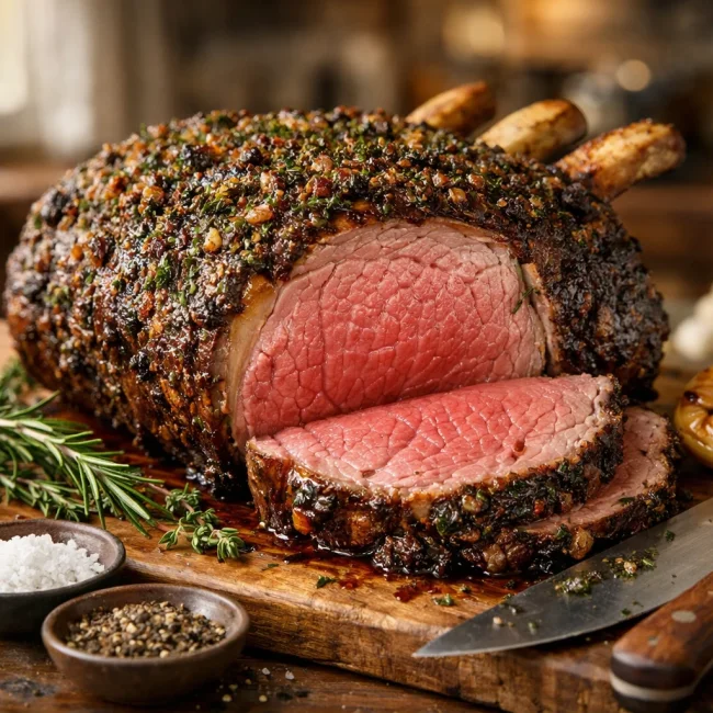 Herb-Crusted Rib Roast