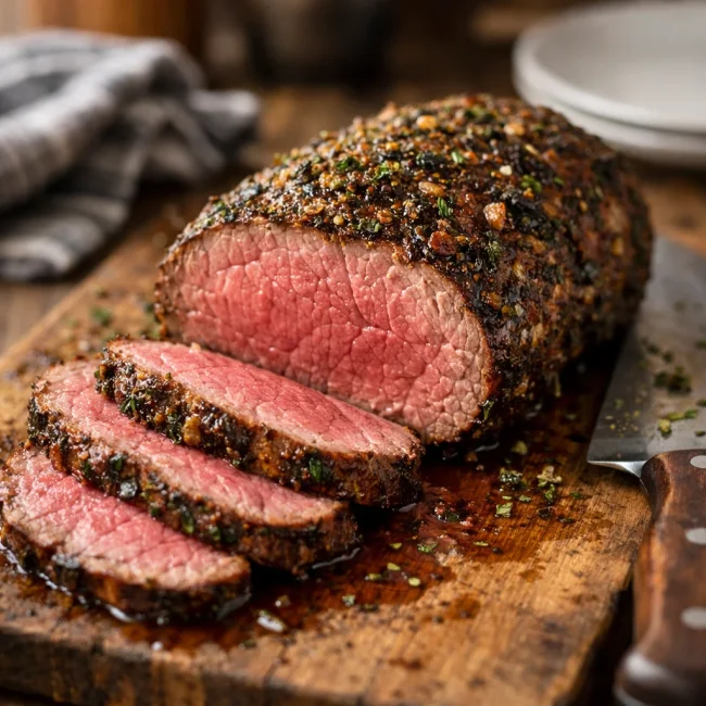 Herb-Crusted Roast Beef Tenderloin