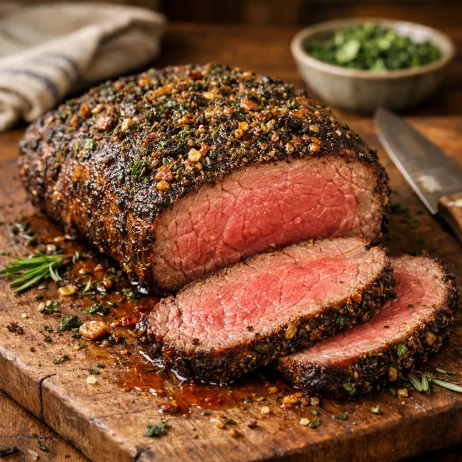 Herb-Crusted Sirloin Roast