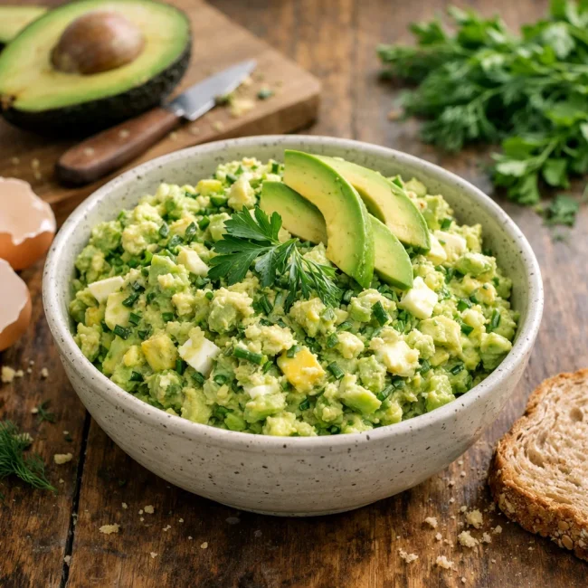 Herb-Infused Avocado Egg Salad