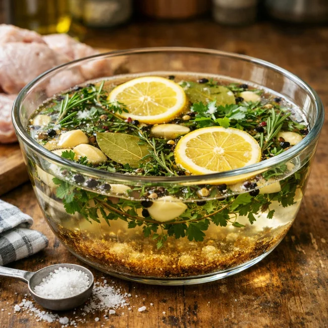 Herb-Infused Chicken Brine