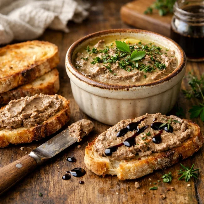 Herb-Infused Chicken Liver Pate