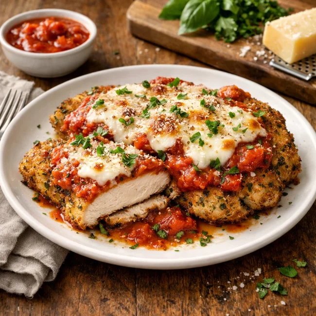 Herb-Infused Chicken Parmesan