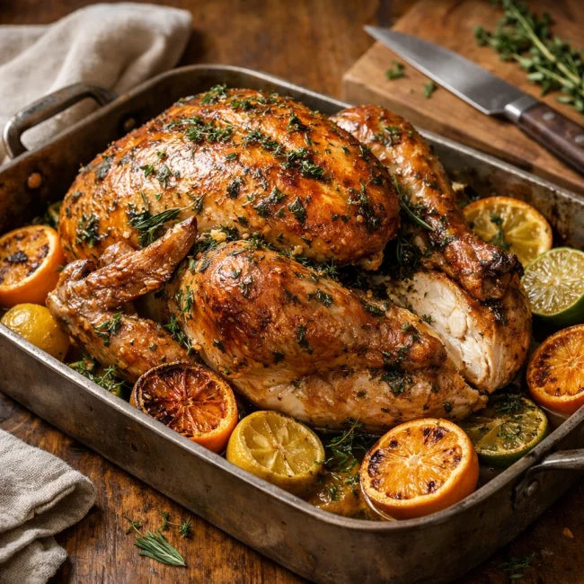 Herb-Infused Citrus Roast Turkey