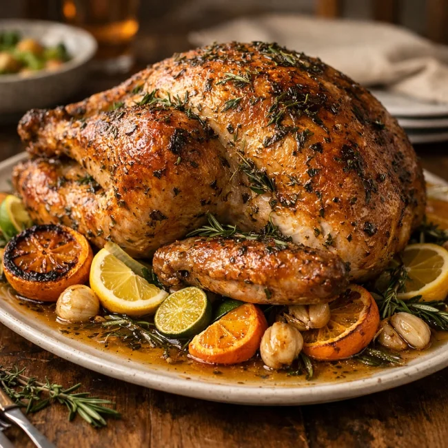 Herb-Infused Citrus Roasted Turkey