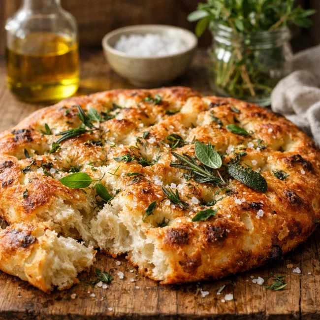 Herb-Infused Focaccia