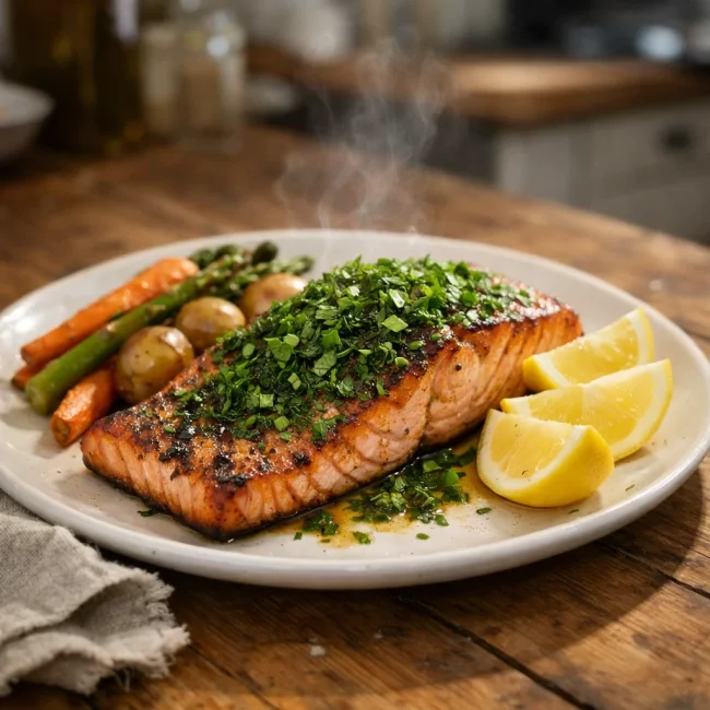 Herb-Infused Grilled Salmon