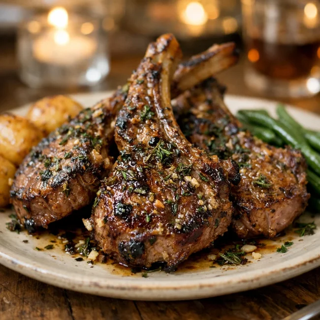 Herb-Infused Lamb Chops