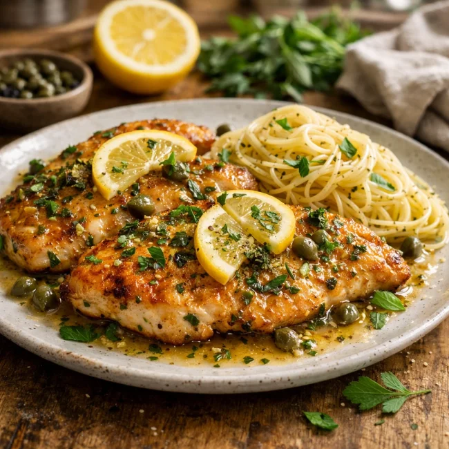 Herb-Infused Lemon Chicken Piccata