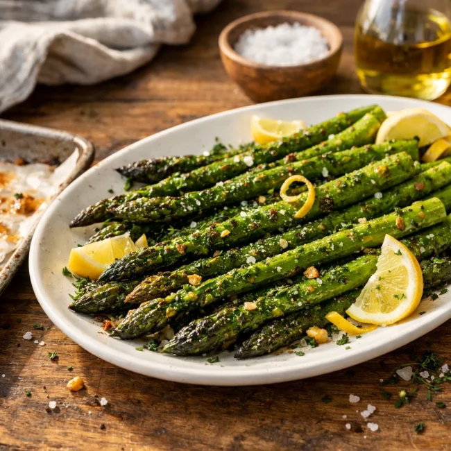 Herb-Infused Oven-Roasted Asparagus