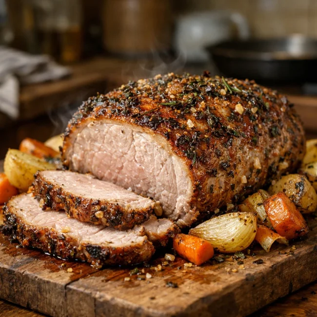 Herb-Infused Oven-Roasted Pork Roast