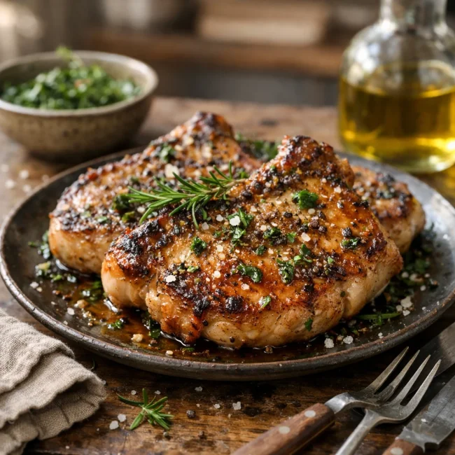 Herb-Infused Pork Chops
