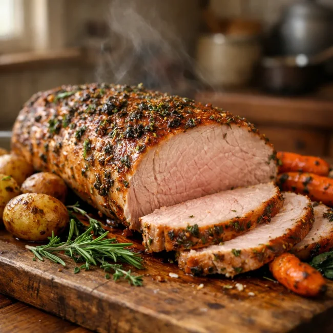 Herb-Infused Roast Pork Loin