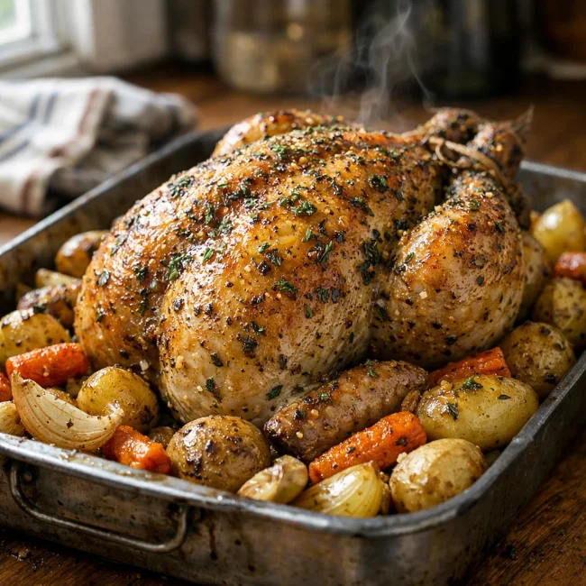 Herb-Infused Roasted Chicken