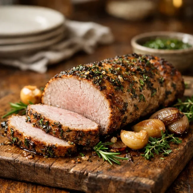 Herb-Infused Roasted Pork Tenderloin