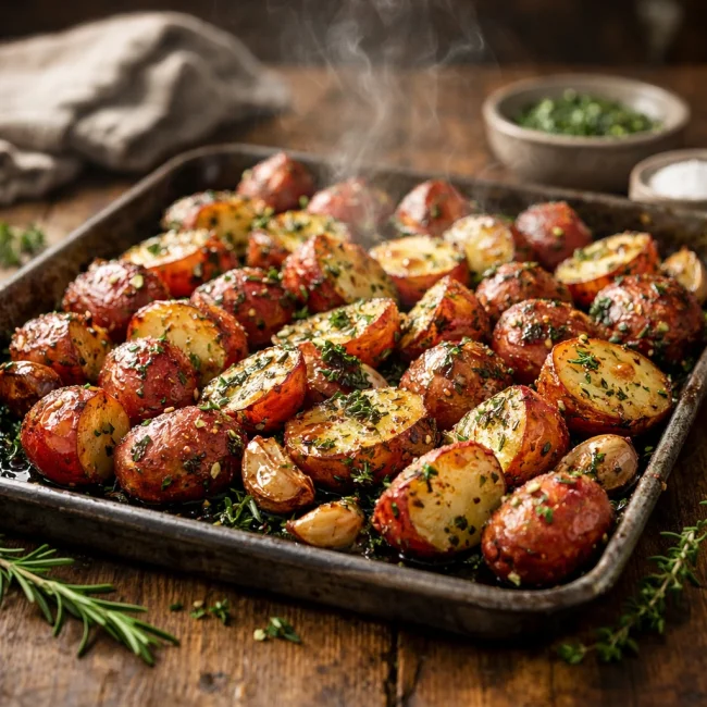 Herb-Infused Roasted Red Potatoes