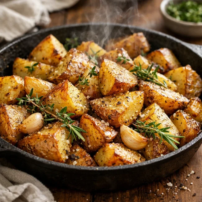 Herb-Infused Roasted Rustic Potatoes