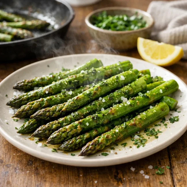 Herb-Infused Sauteed Asparagus