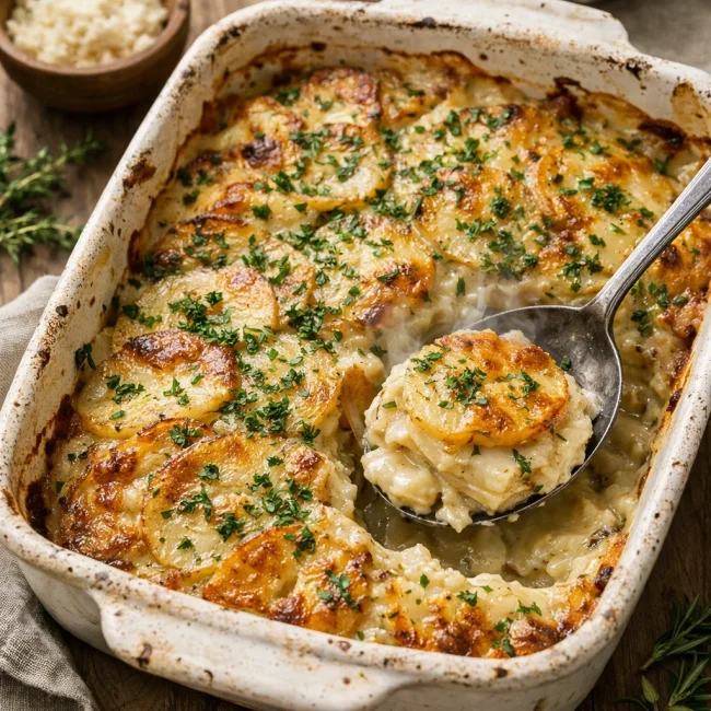 Herb-Infused Scalloped Potatoes