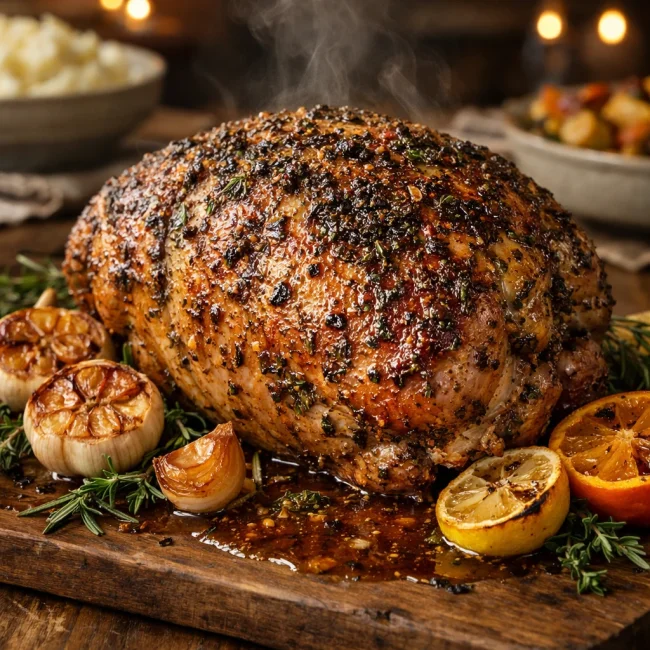 Herb-Infused Spiced Turkey Roast