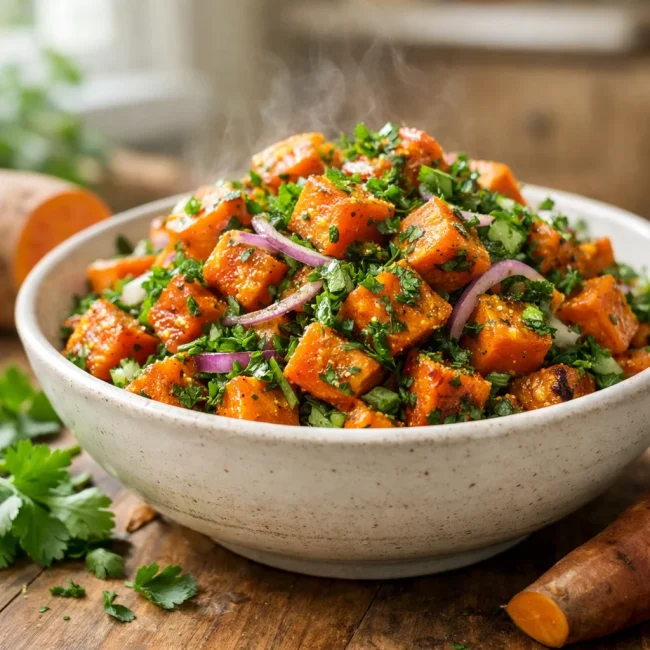 Herb-Infused Sweet Potato Salad