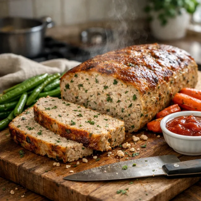Herb-Infused Turkey Meatloaf