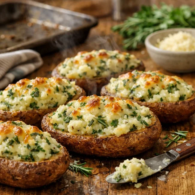 Herb-Infused Twice-Baked Potatoes