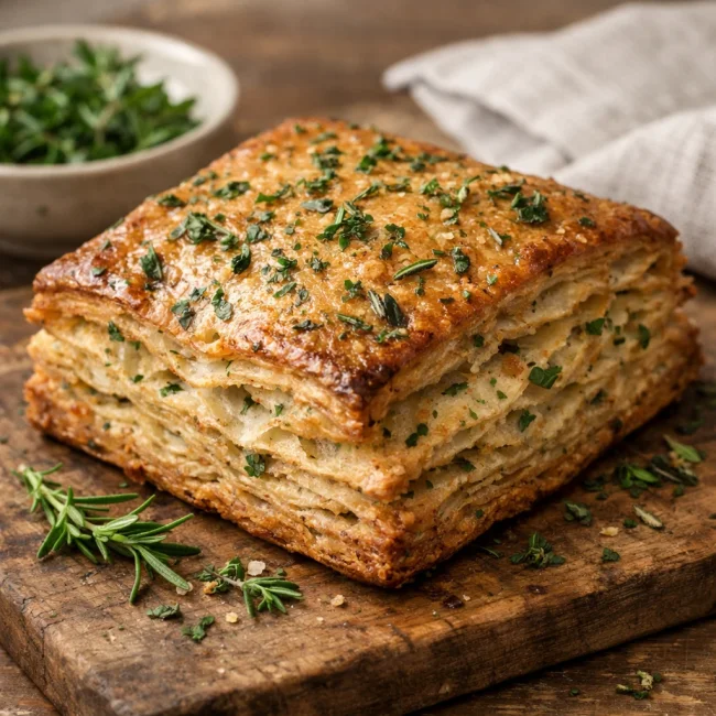 Herb-Infused Whole Wheat Puff Pastry