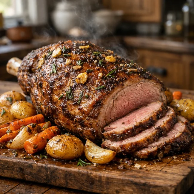 Herb-Roasted Leg of Lamb