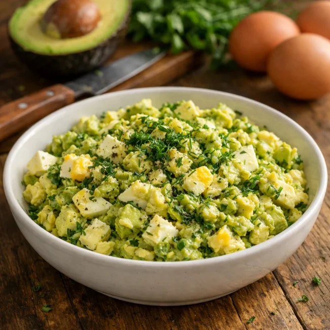 Herbed Avocado Egg Salad