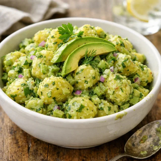 Herbed Avocado Potato Salad
