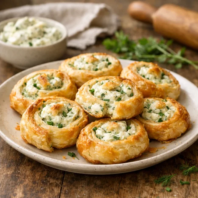 Herbed Cream Cheese Swirls