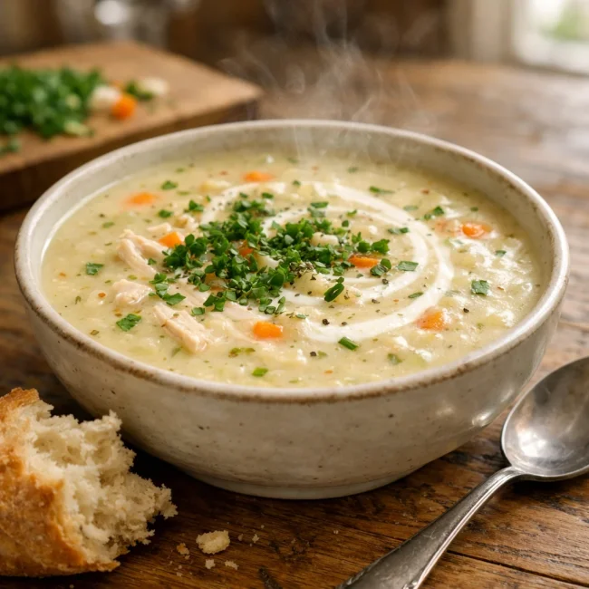 Herbed Cream of Chicken Soup