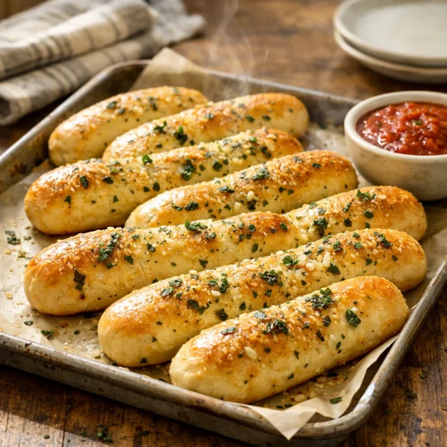 Herbed Garlic Breadsticks