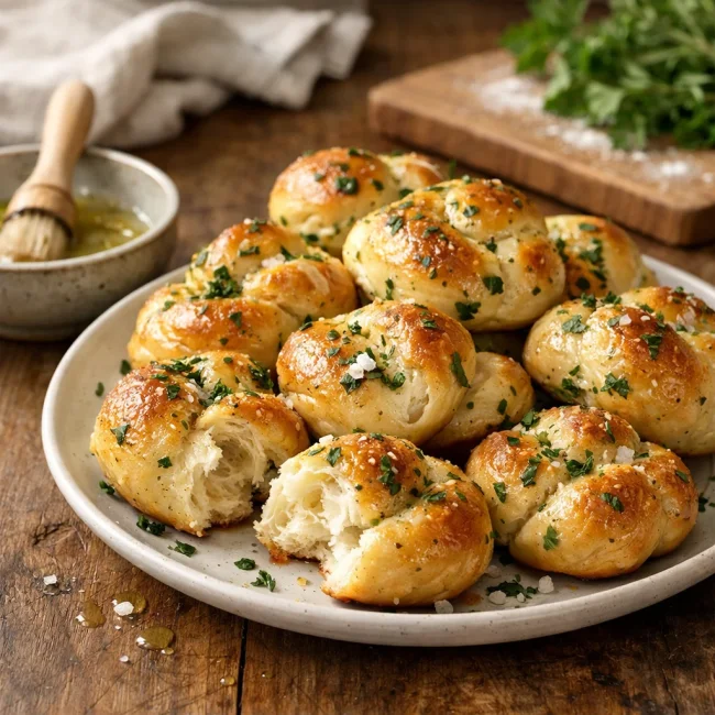 Herbed Garlic Knots