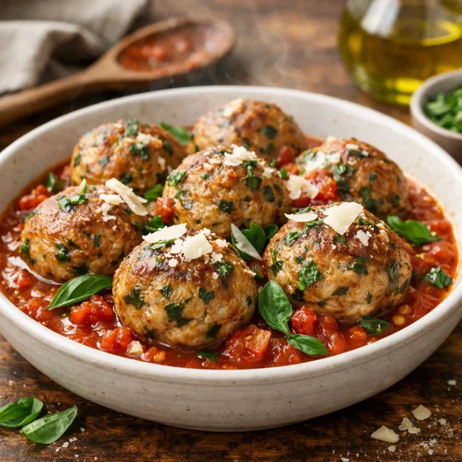 Herbed Italian Turkey Meatballs