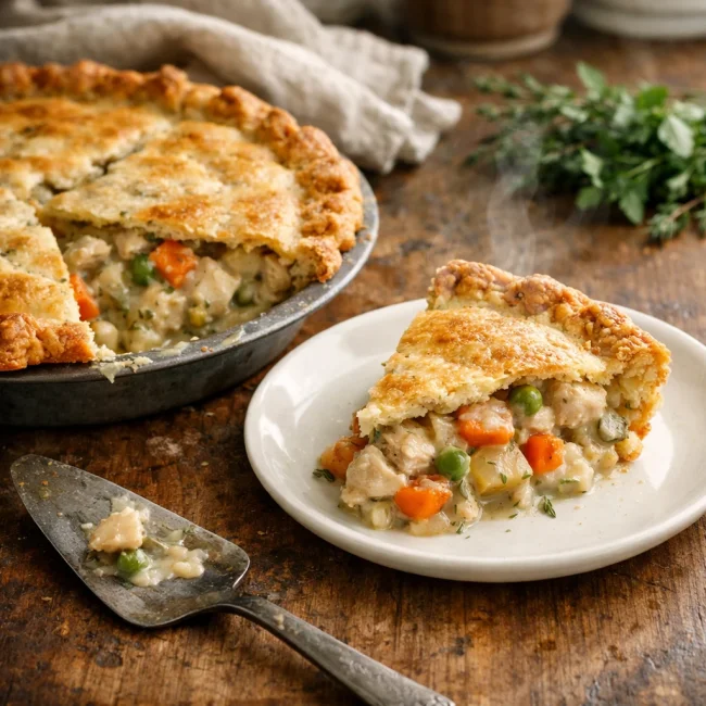 Herbed Rustic Chicken Pot Pie