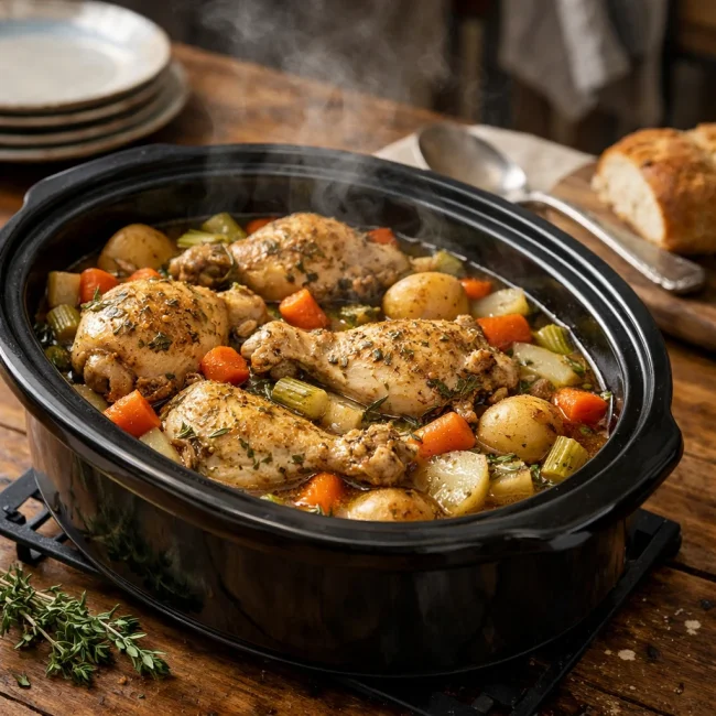Herbed Slow Cooker Chicken Dinner