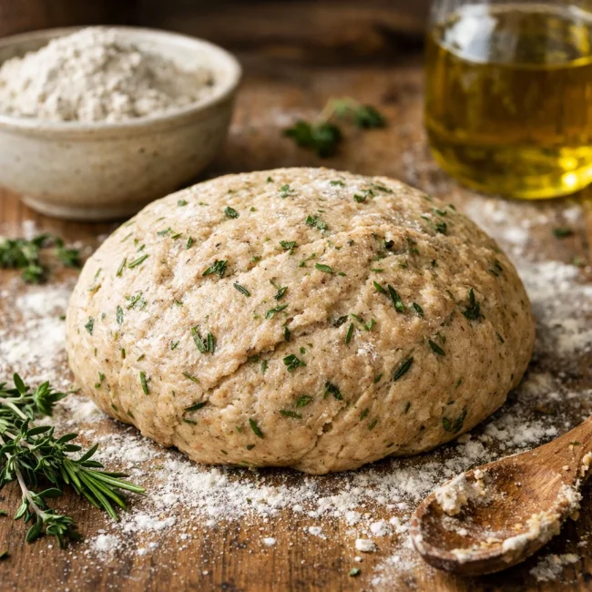 Herbed Spelt Pizza Dough