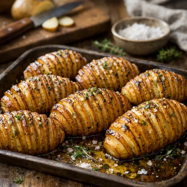 Heritage Baked Accordion Potatoes