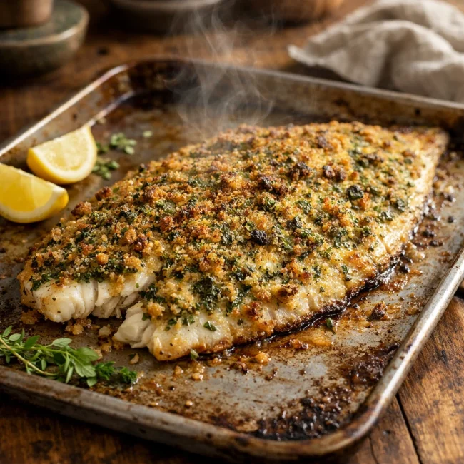 Heritage Baked Flounder
