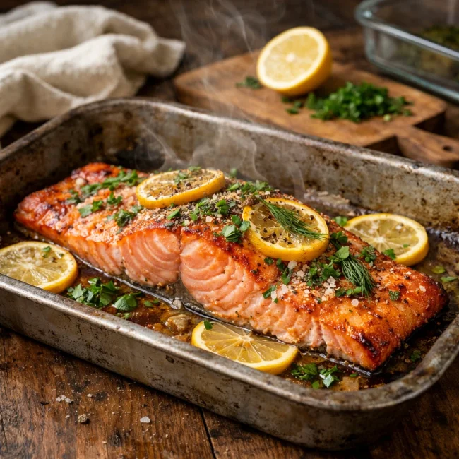 Heritage Baked Salmon
