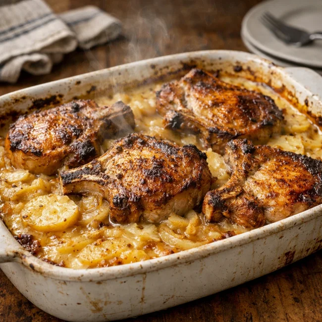 Heritage Pork Chop Casserole