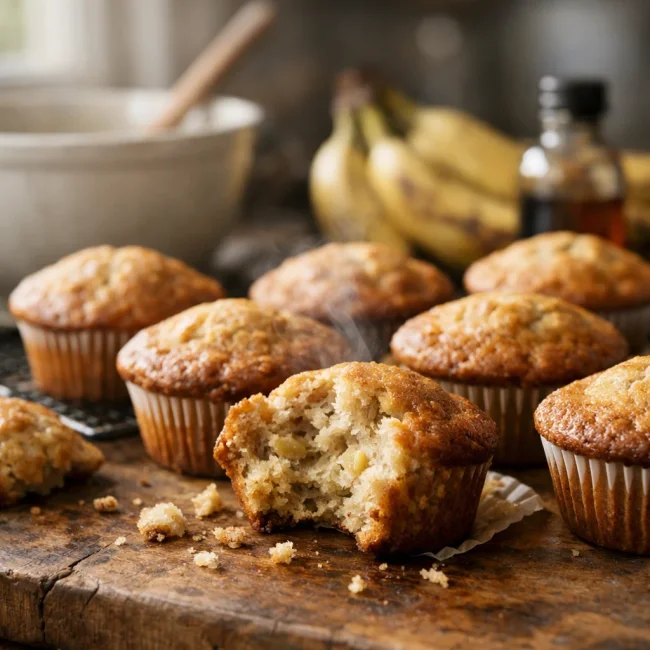 Homemade Banana Muffins