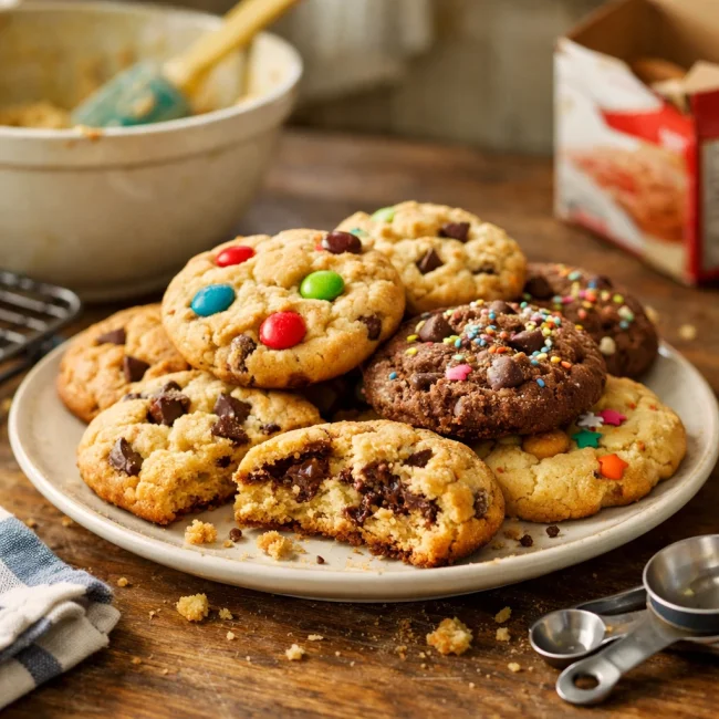 Homemade Cake Mix Cookies