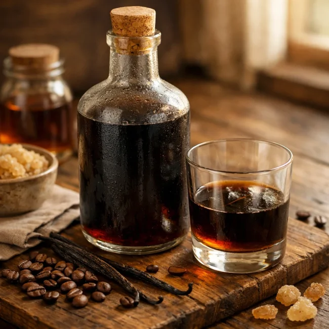 Homemade Coffee Liqueur