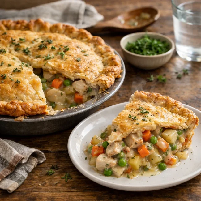 Homemade Herb-Infused Chicken Pot Pie