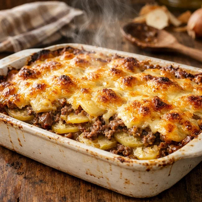 Homestyle Beef and Potato Bake